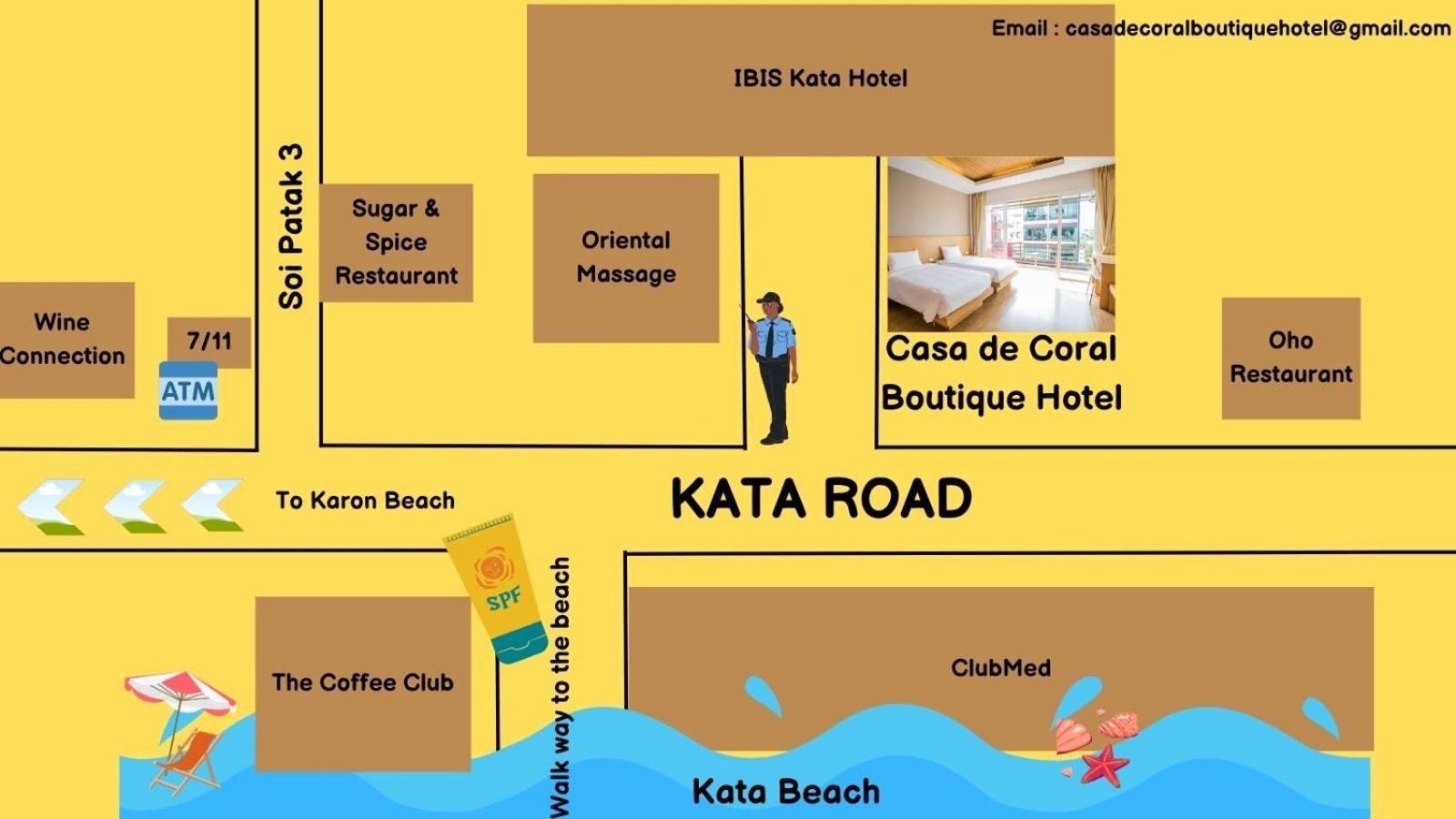 Casa De Coral Boutique Hotel Kata-part Kültér fotó